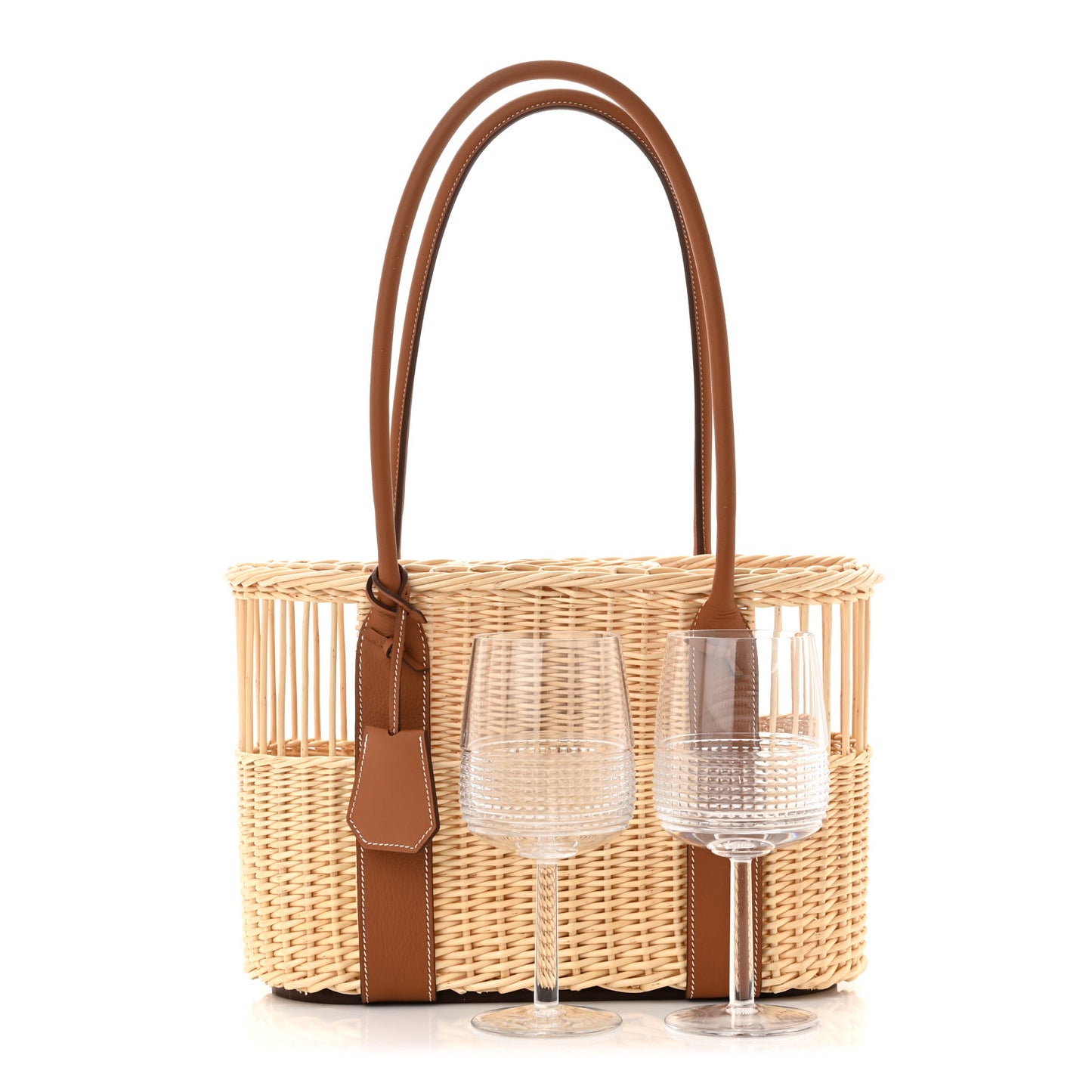 Barenia Wicker Park Bottle Basket