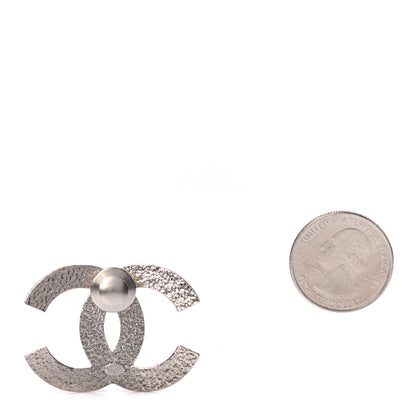 Chanel Bead CC Brooch Black Silver 3 of 4