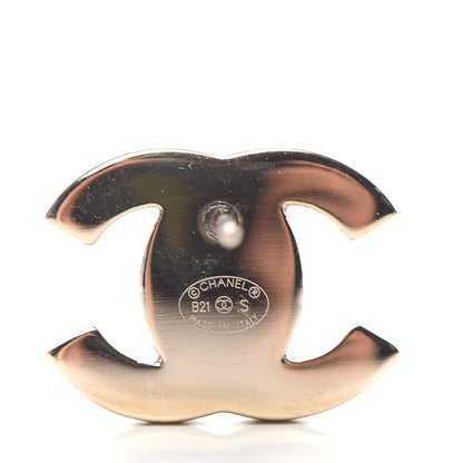 Chanel Metal CC Turnlock Earrings Gold 4 of 5