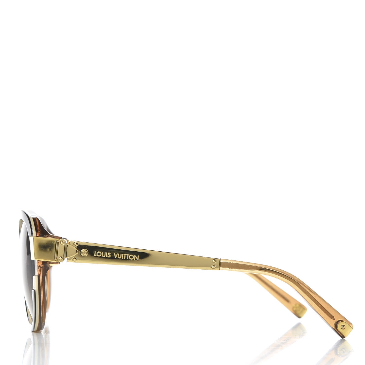 Louis Vuitton Petit Soupcon Cat Eye Sunglasses Z0487W Brown 3 of 8