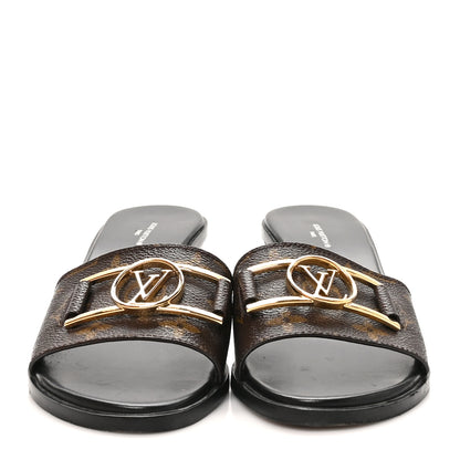 Louis Vuitton Monogram Lock It Mules 39 3 of 10