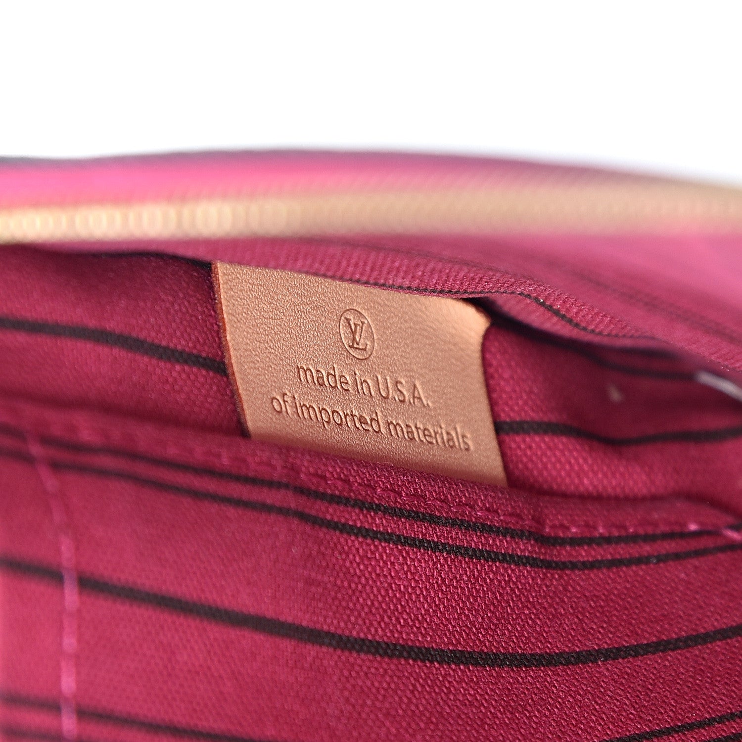Louis Vuitton Monogram Neverfull MM GM Pochette Pivoine 6 of 10