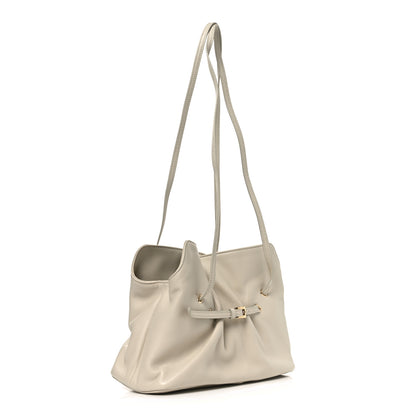 Prada Nappa Small Dada Shoulder Bag Ivory 3 of 10