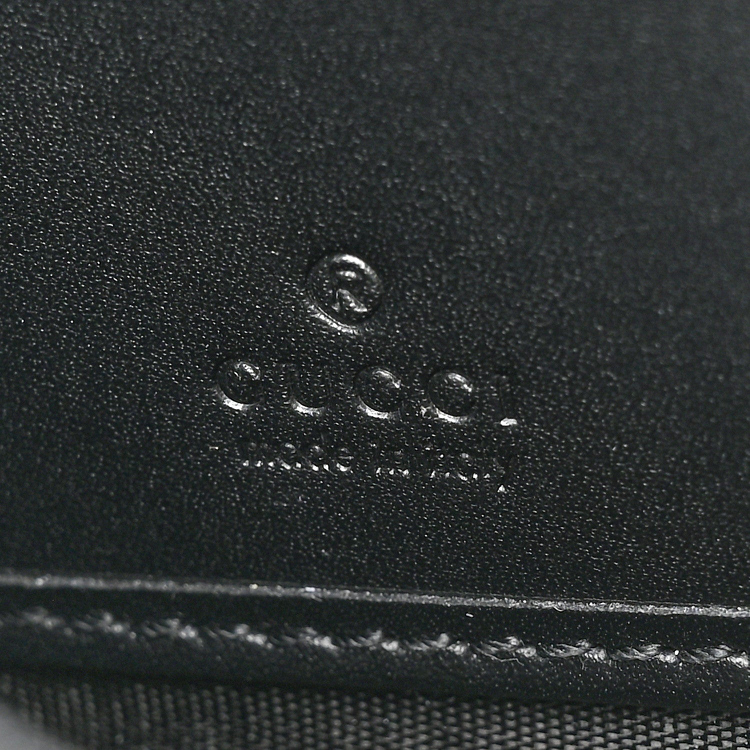 Gucci Guccissimma Signature Dorian Zip Around Wallet Black 9 of 13