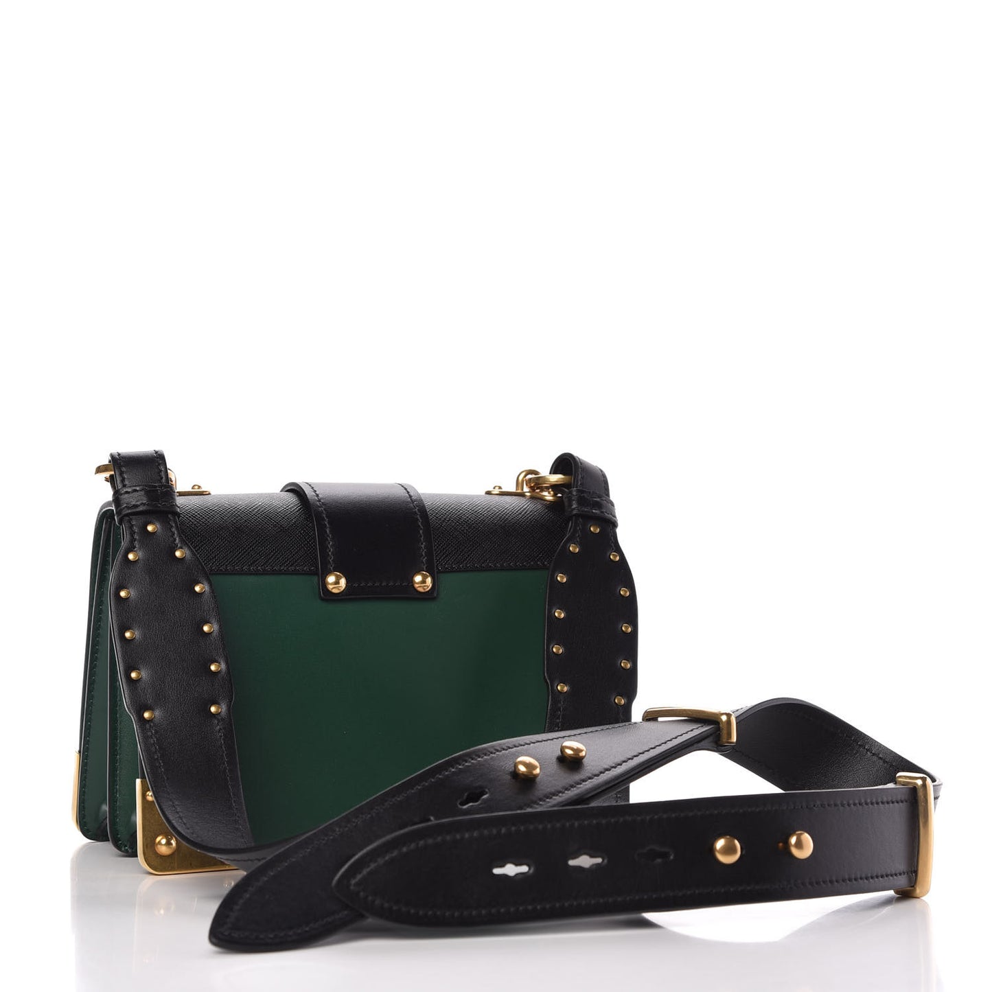 City Calf Saffiano Cahier Bag Biliardo Black