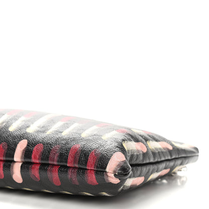 Prada Glace Calfskin Lipstick Print Chain Crossbody Black 9 of 10