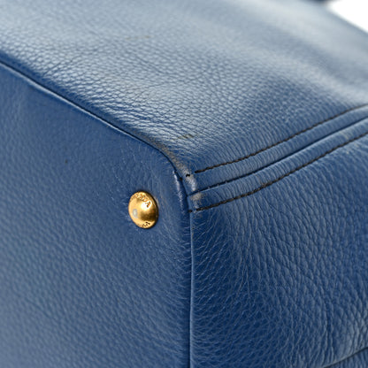 Prada Vitello Daino Tote Cobalto 12 of 15