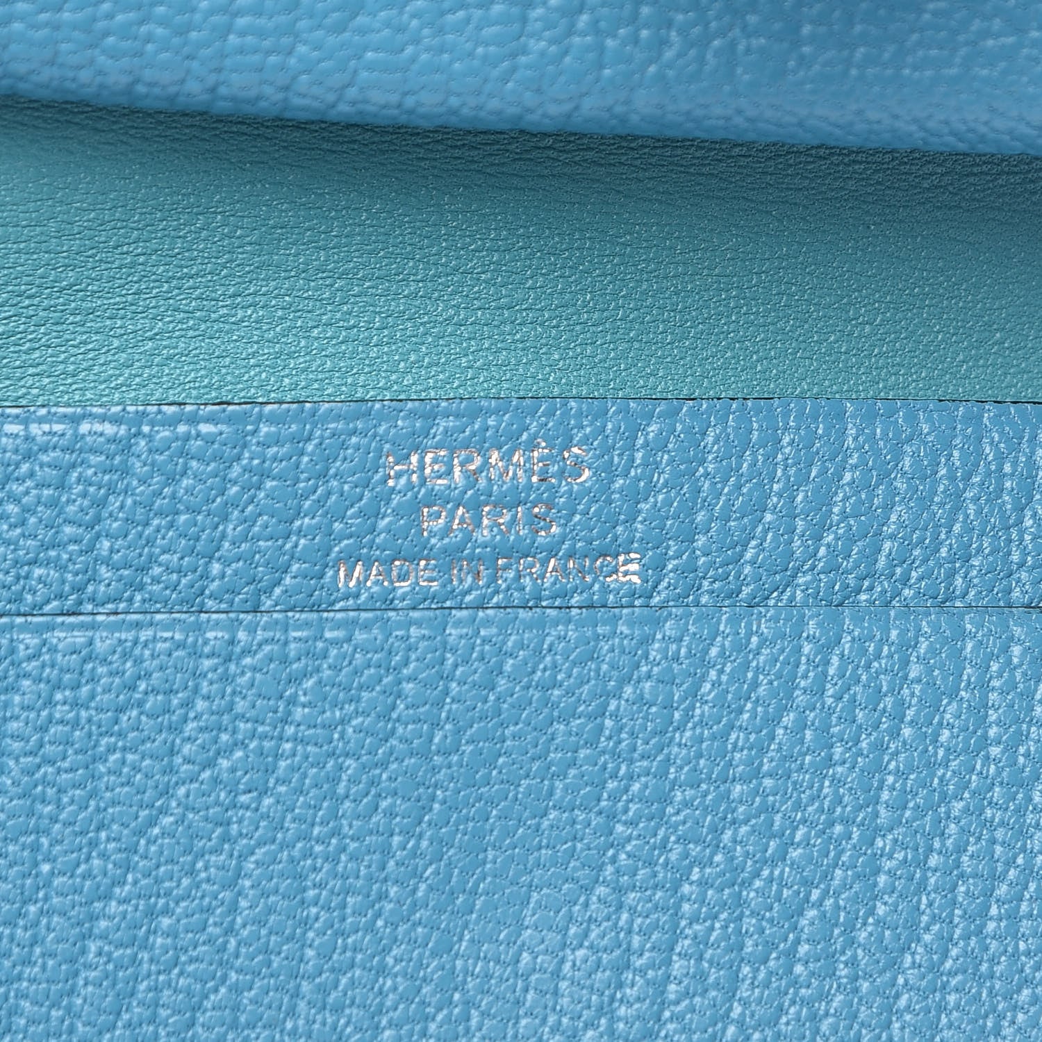 Hermes Chevre Mysore Mini Bearn Wallet Bleu Azteque 6 of 10