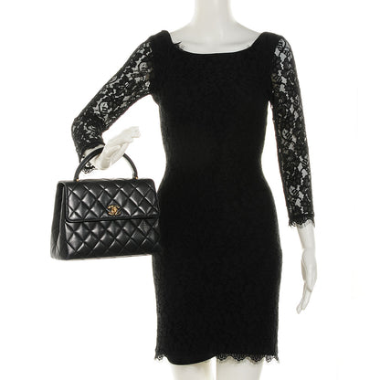 Chanel Lambskin Medium Kelly Flap Bag Black 2 of 8