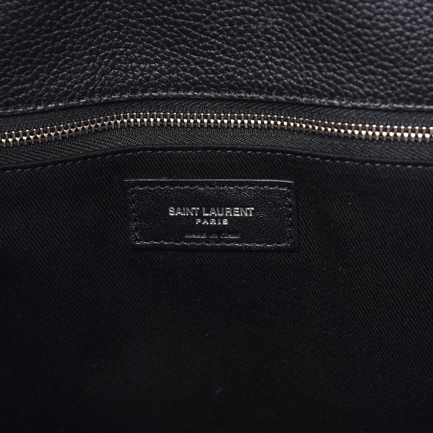Grained Calfskin Medium Souple Sac De Jour Duffle Black