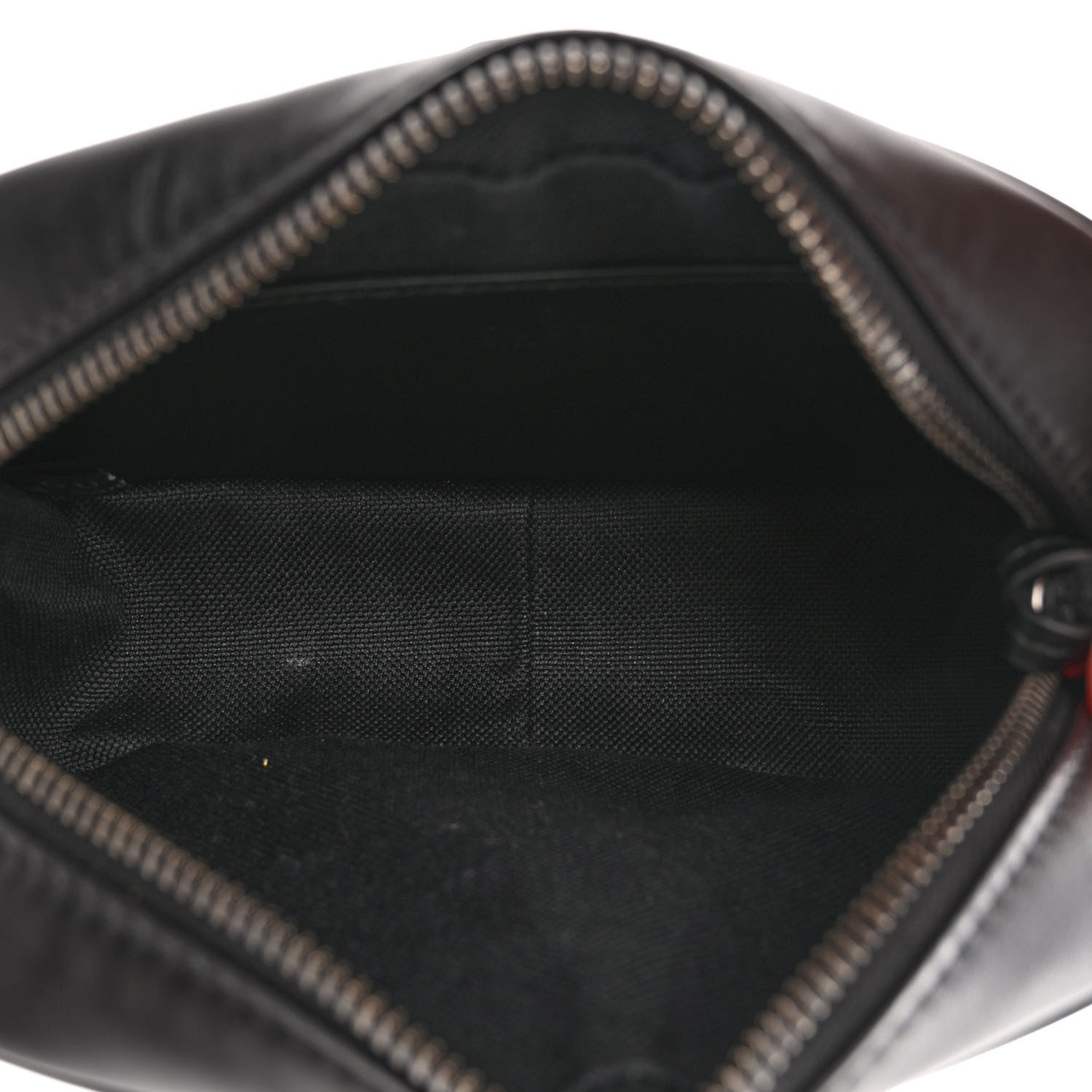 Gucci Calfskin Matelasse Monochrome Mini GG Marmont Chain Shoulder Bag Black 5 of 9