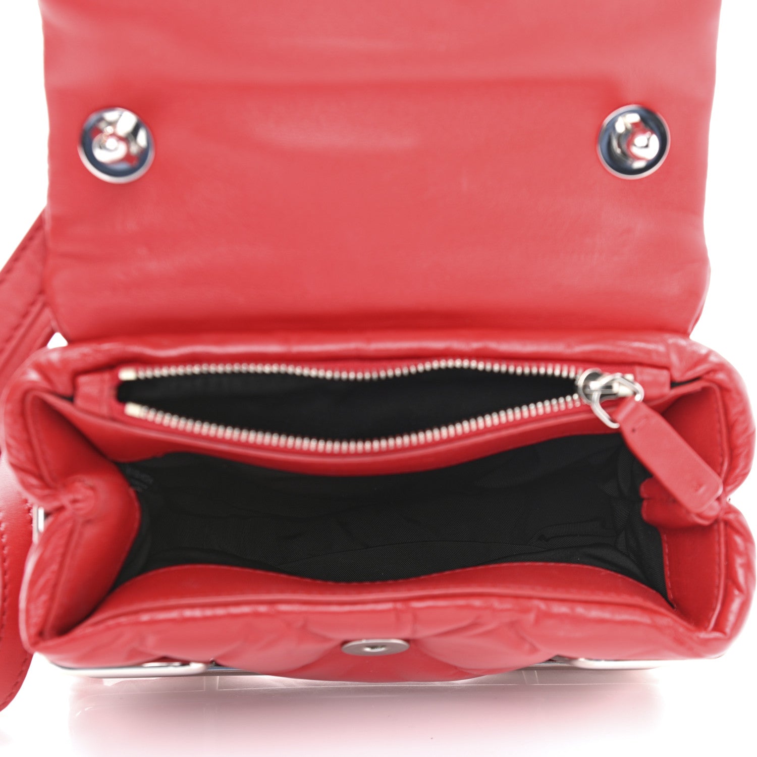 Alexander Wang Calfskin Quilted Halo Xbody Bag Red 5 of 14