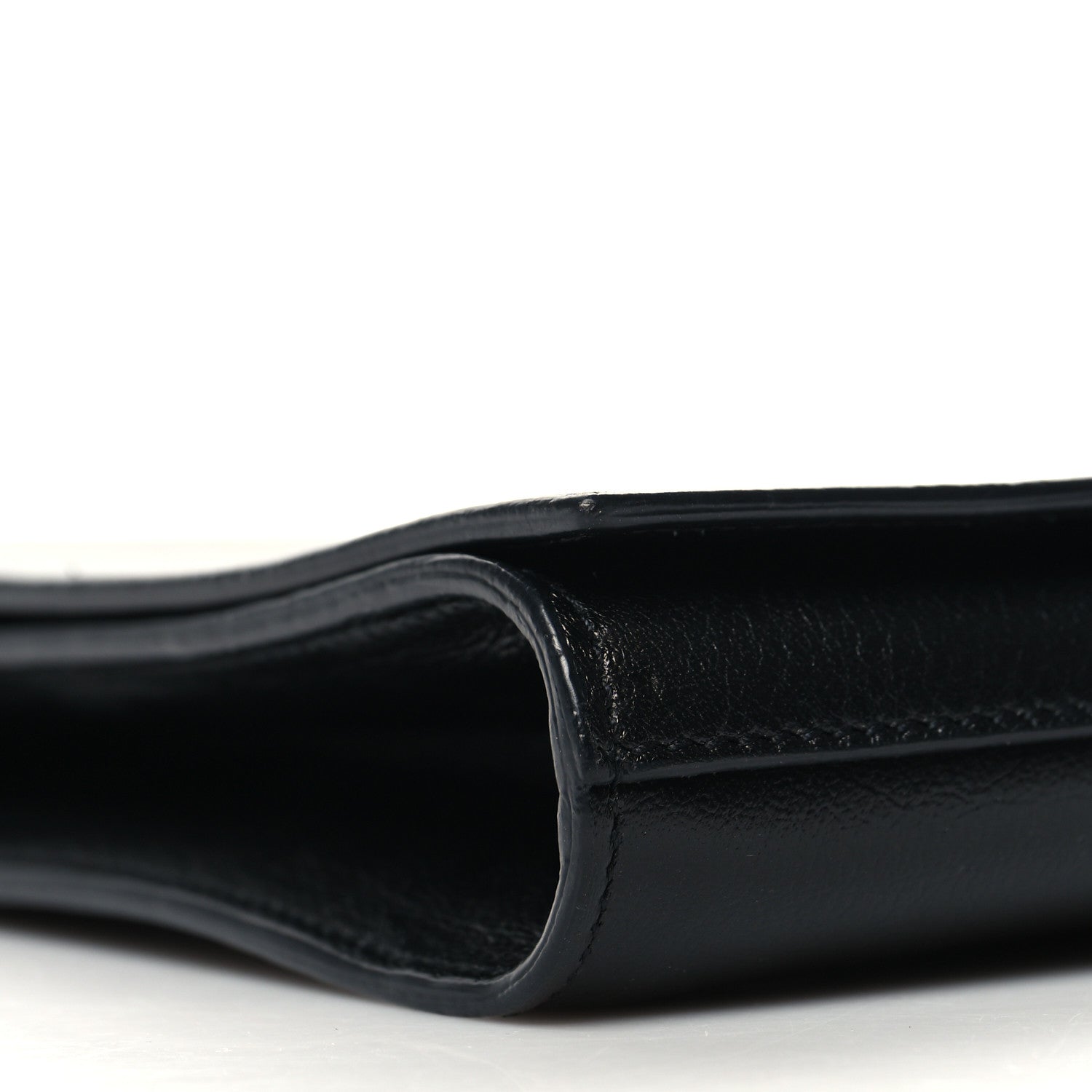 Saint Laurent Calfskin Monogram Large Belle De Jour Clutch Black 9 of 12
