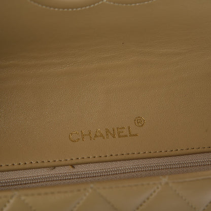 Chanel Lambskin Quilted Small Single Flap Beige 7 of 15