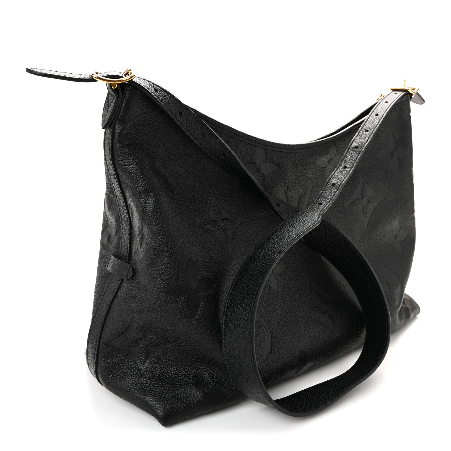 Louis Vuitton Empreinte Monogram Giant CarryAll MM Black 4 of 10