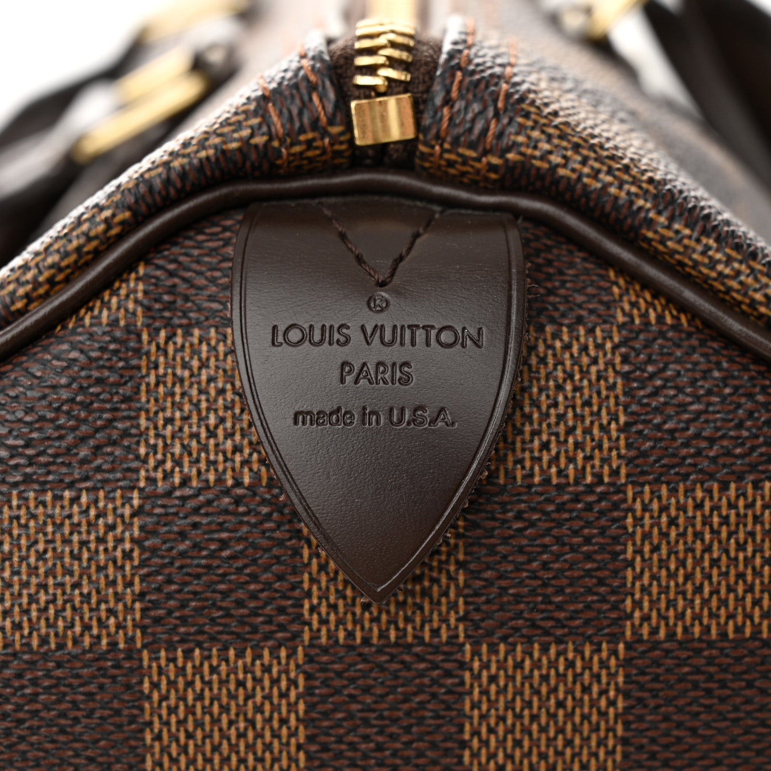 Louis Vuitton Damier Ebene Speedy 35 7 of 12