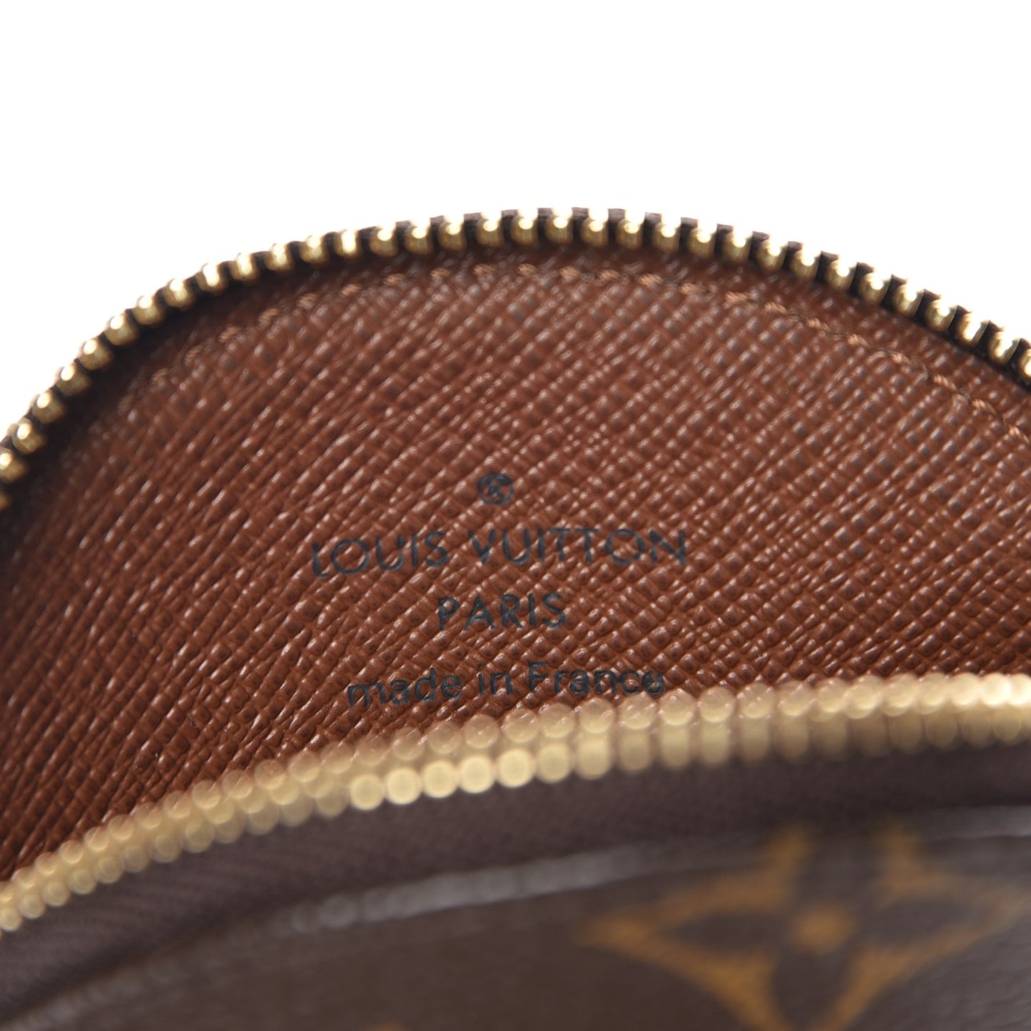 Monogram Round Coin Purse