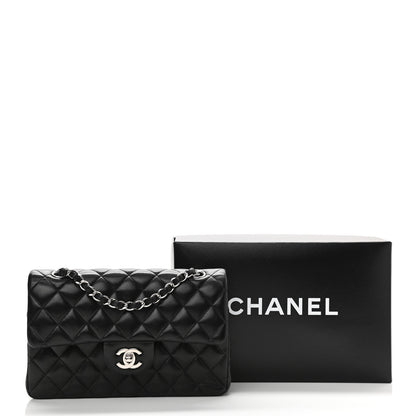 Chanel Lambskin Quilted Small Double Flap Black 18 of 18