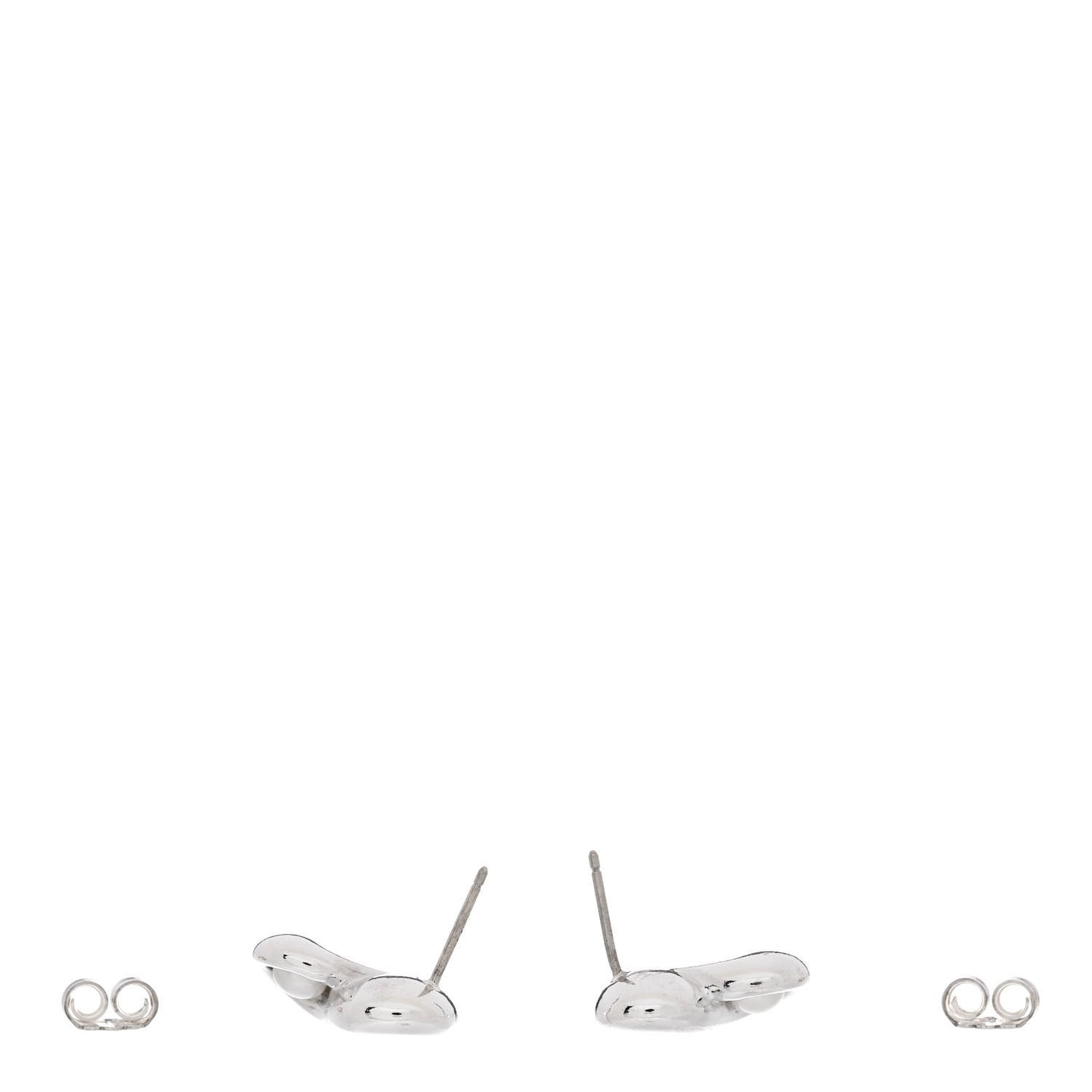 Sterling Silver Pearl Infinity Earrings