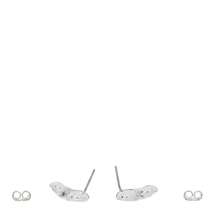 Tiffany Sterling Silver Pearl Infinity Earrings 3 of 4