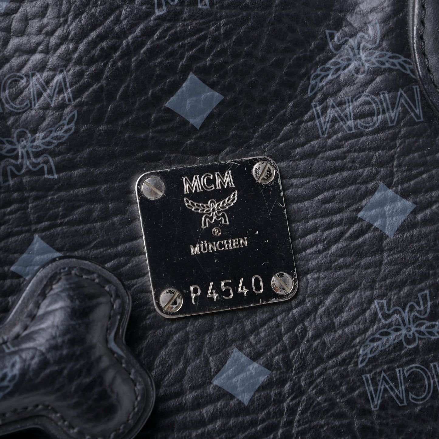 Visetos Dog Bone Shopper Tote Black