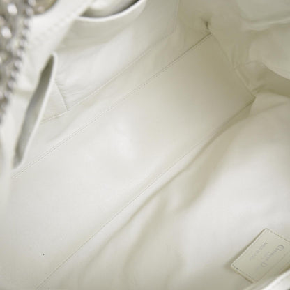 Christian Dior Lambskin Cannage Overstitching Chri Chri Tote White 6 of 8