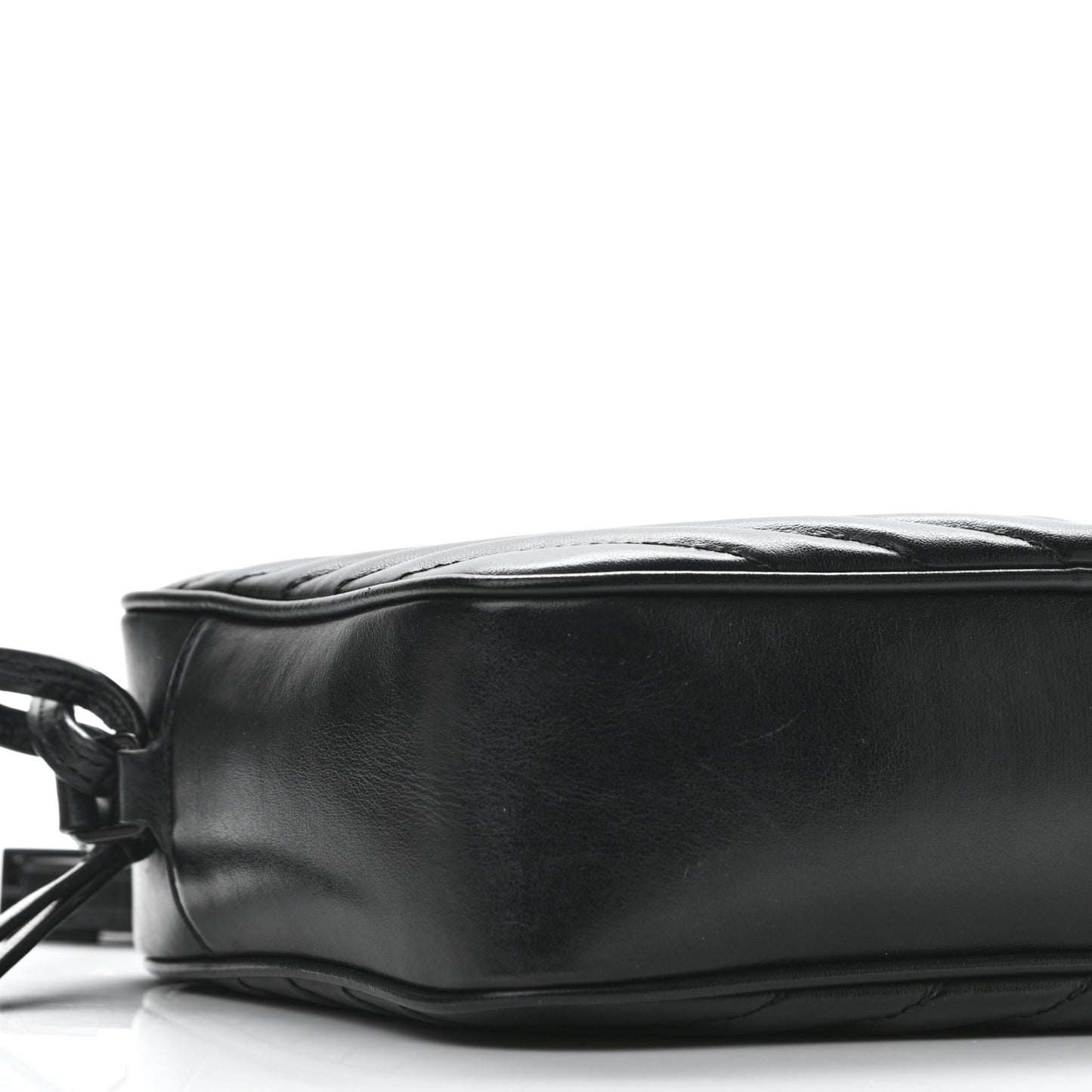 Calfskin Matelasse Monogram Lou Camera Bag Black