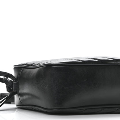 Saint Laurent Calfskin Matelasse Monogram Lou Camera Bag Black 8 of 10