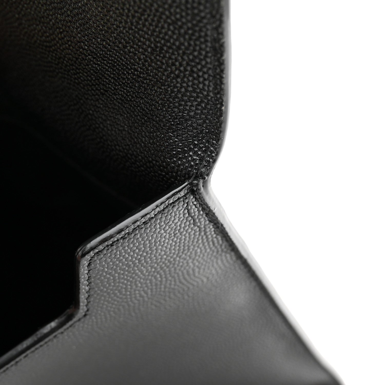 Saint Laurent Grain De Poudre Uptown Pouch Black 8 of 9