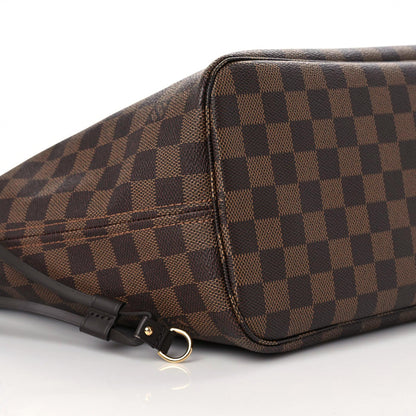 Louis Vuitton Damier Ebene Neo Neverfull MM Rose Ballerine 7 of 10