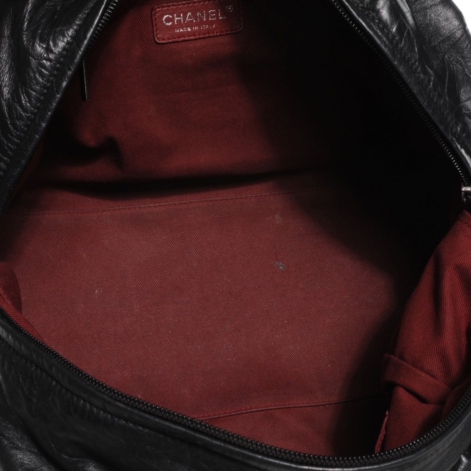 Chanel Aged Calfskin Coco Rider Bowling Bag Black 5 of 7
