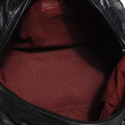 Chanel Aged Calfskin Coco Rider Bowling Bag Black 5 of 7