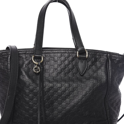 Gucci Microguccissima Small Bree Tote Black 10 of 12