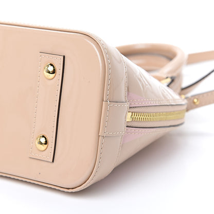 Louis Vuitton Vernis Rayures Alma BB Dune 8 of 11