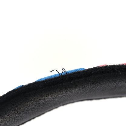 Fendi Satin FF Strap You Black Multicolor 6 of 7