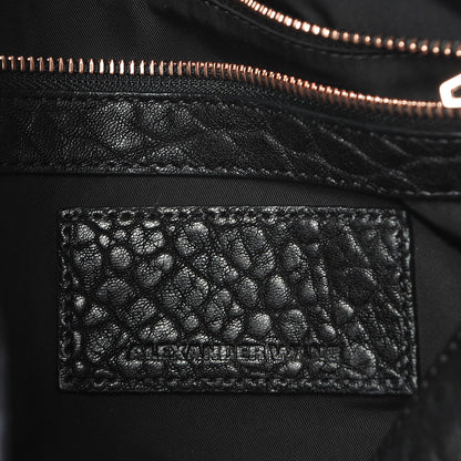 Alexander Wang Pebbled Lambskin Rocco Black Rose Gold Hardware 7 of 7