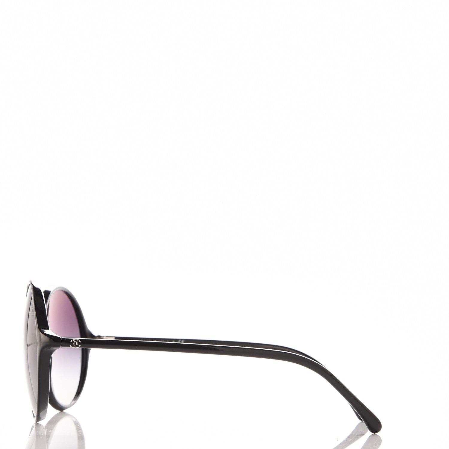 Chanel CC Round Spring Sunglasses 5279 Black 199419 – FASHIONPHILE