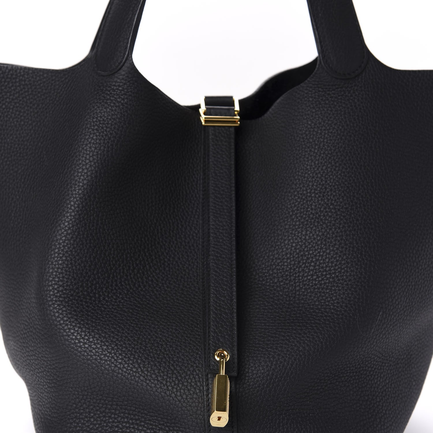 Hermes Taurillon Clemence Picotin Lock 26 GM Black 10 of 10