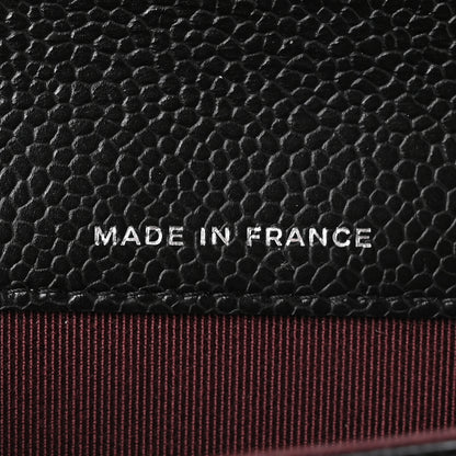 Chanel Caviar Quilted Flap Card Holder Wallet Black 7 of 8