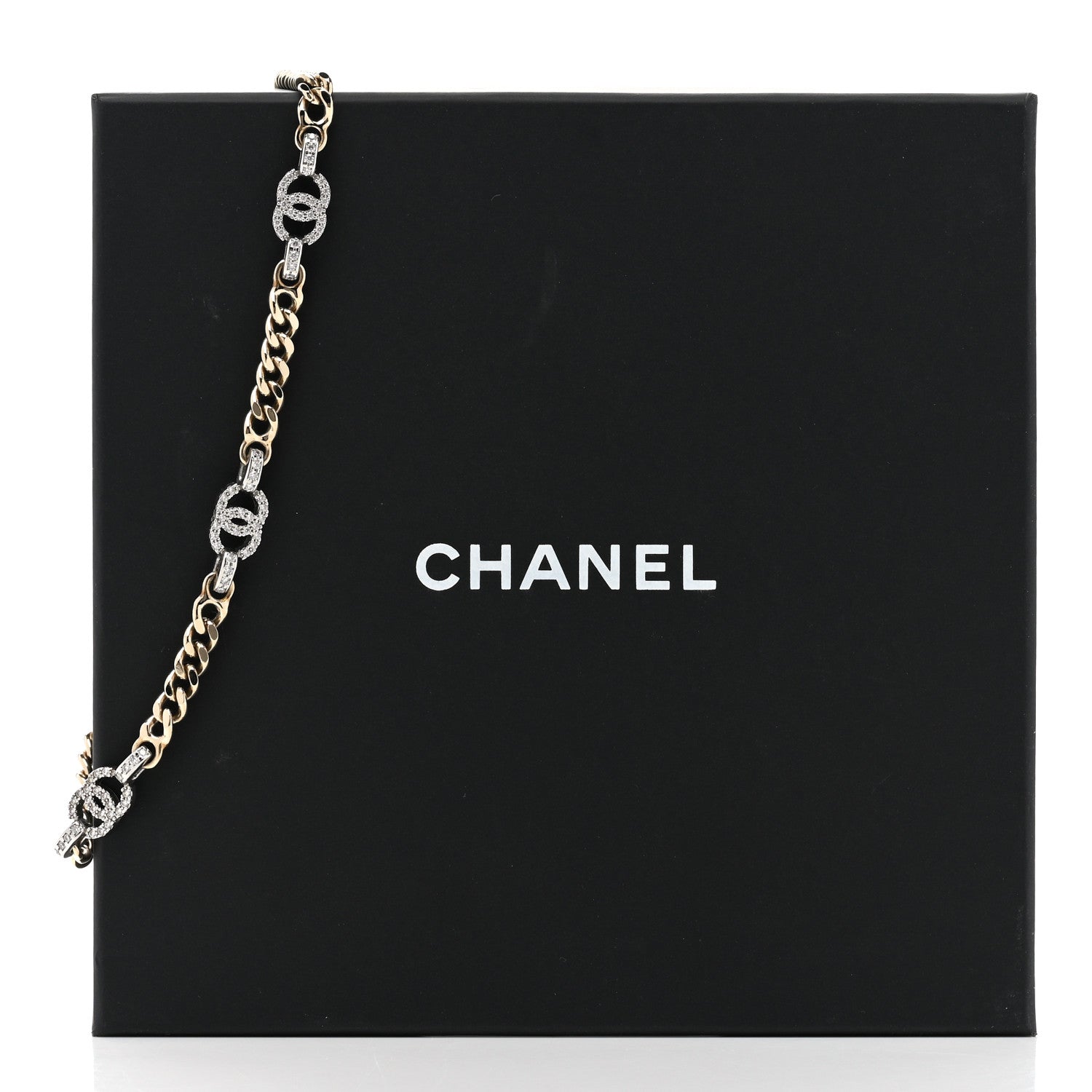 Chanel Metal CC Short Necklace Gold 6 of 6