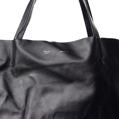 Celine Lambskin Horizontal Cabas Black 10 of 10