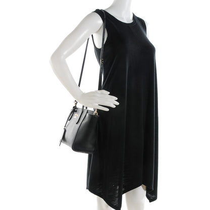 Gucci Dollar Calfskin Mini Swing Top Handle Bag Black 2 of 6