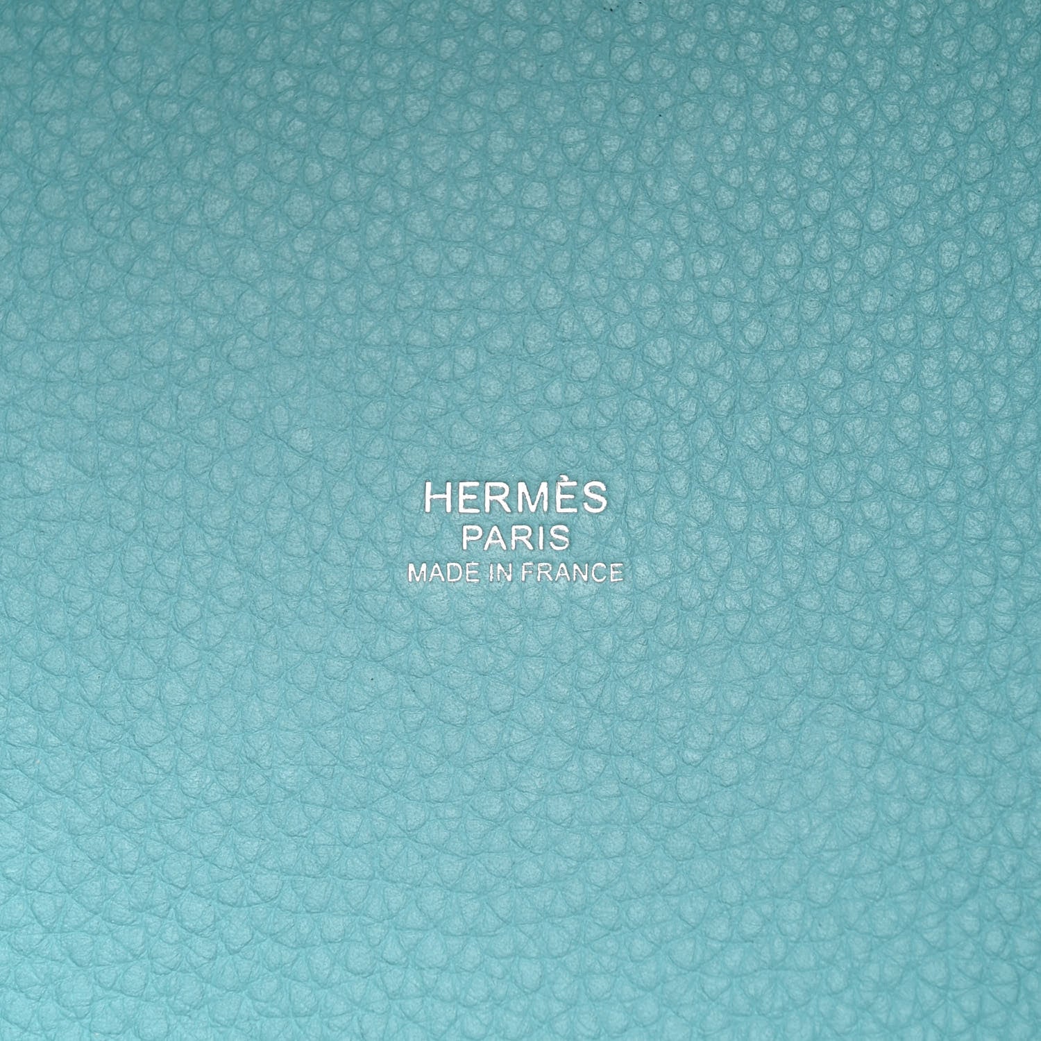 Hermes Taurillon Clemence Picotin Lock 22 MM Bleu Atoll 6 of 11