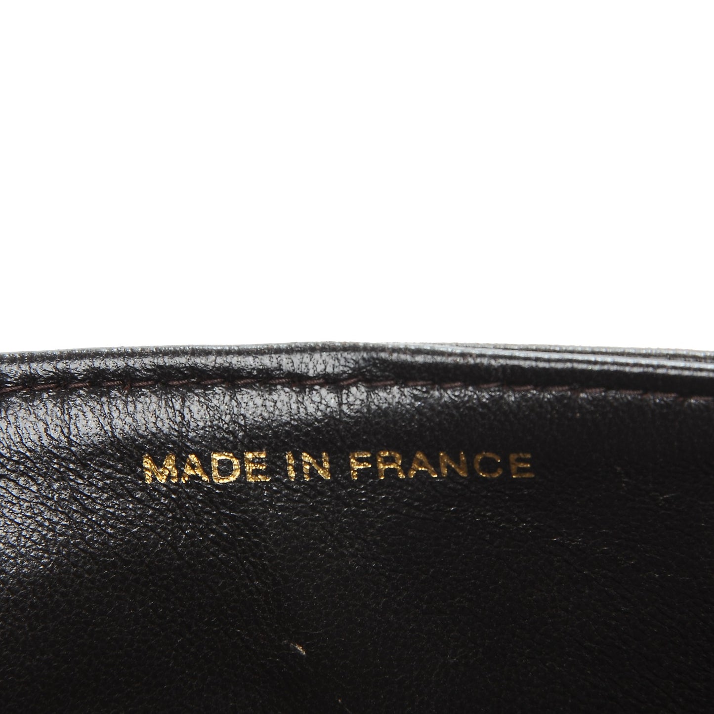Lambskin Quilted Small Double Flap Dark Brown