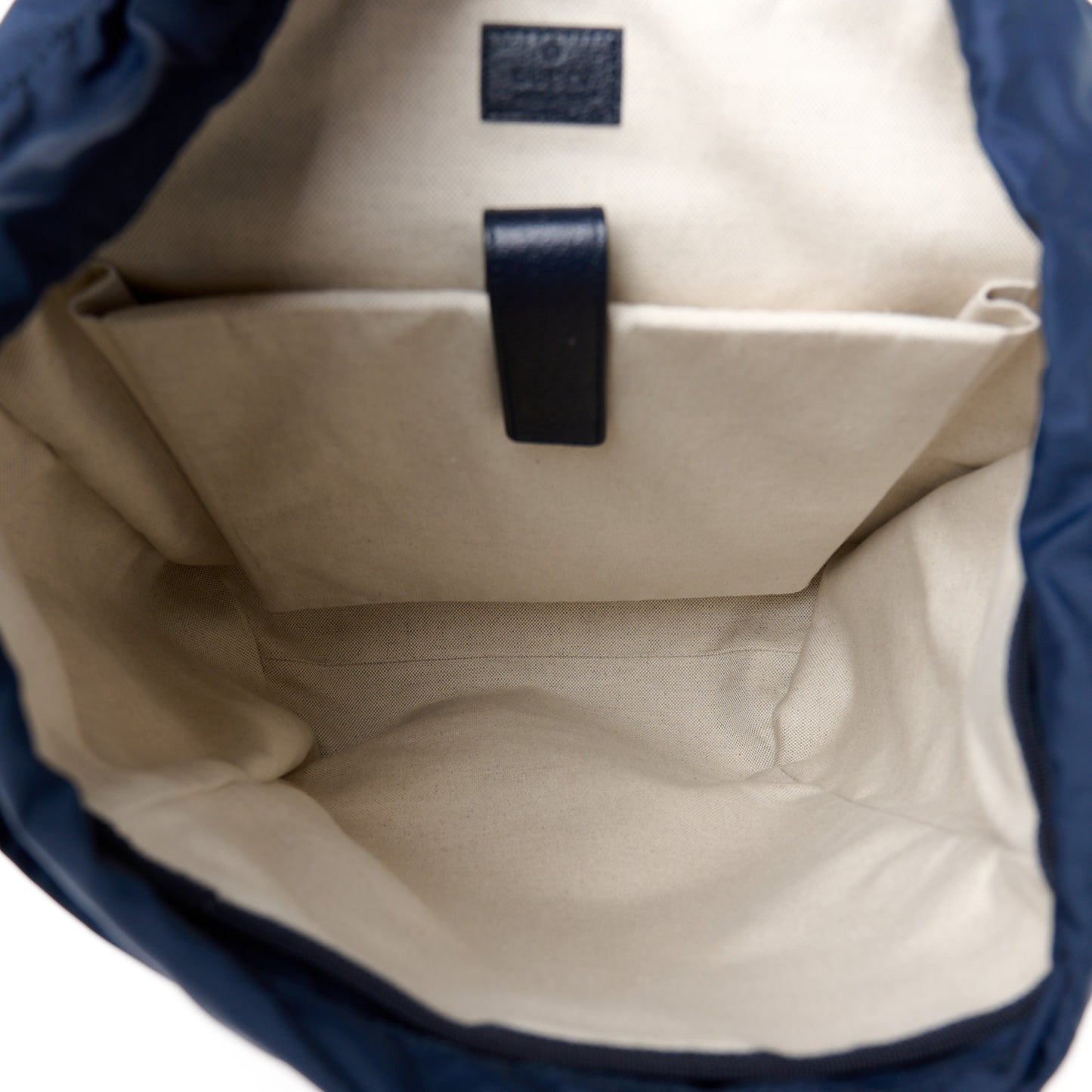 GG Supreme Monogram Medium Ophidia Double Buckle Backpack Beige Blue Black