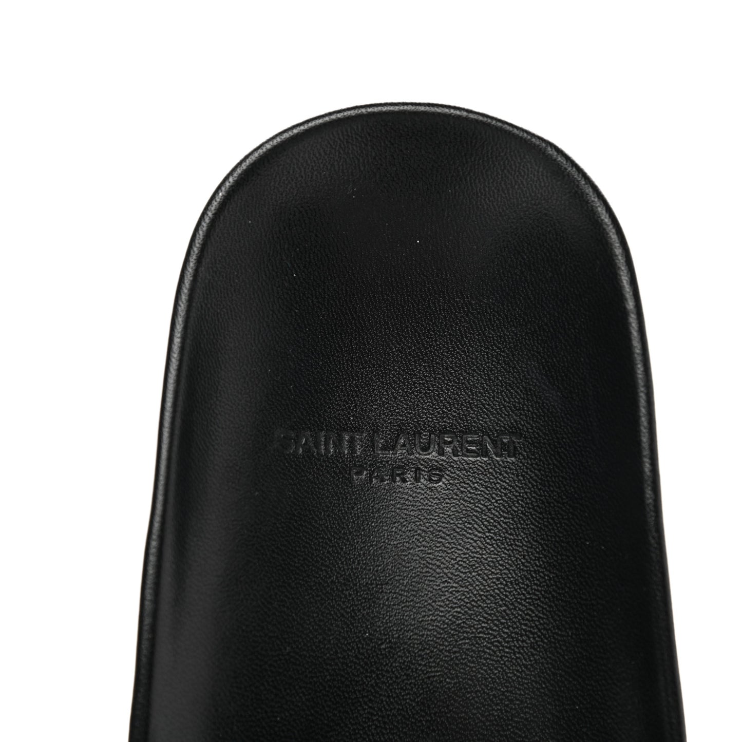 Lambskin Joan Slide Sandals 39.5 Black