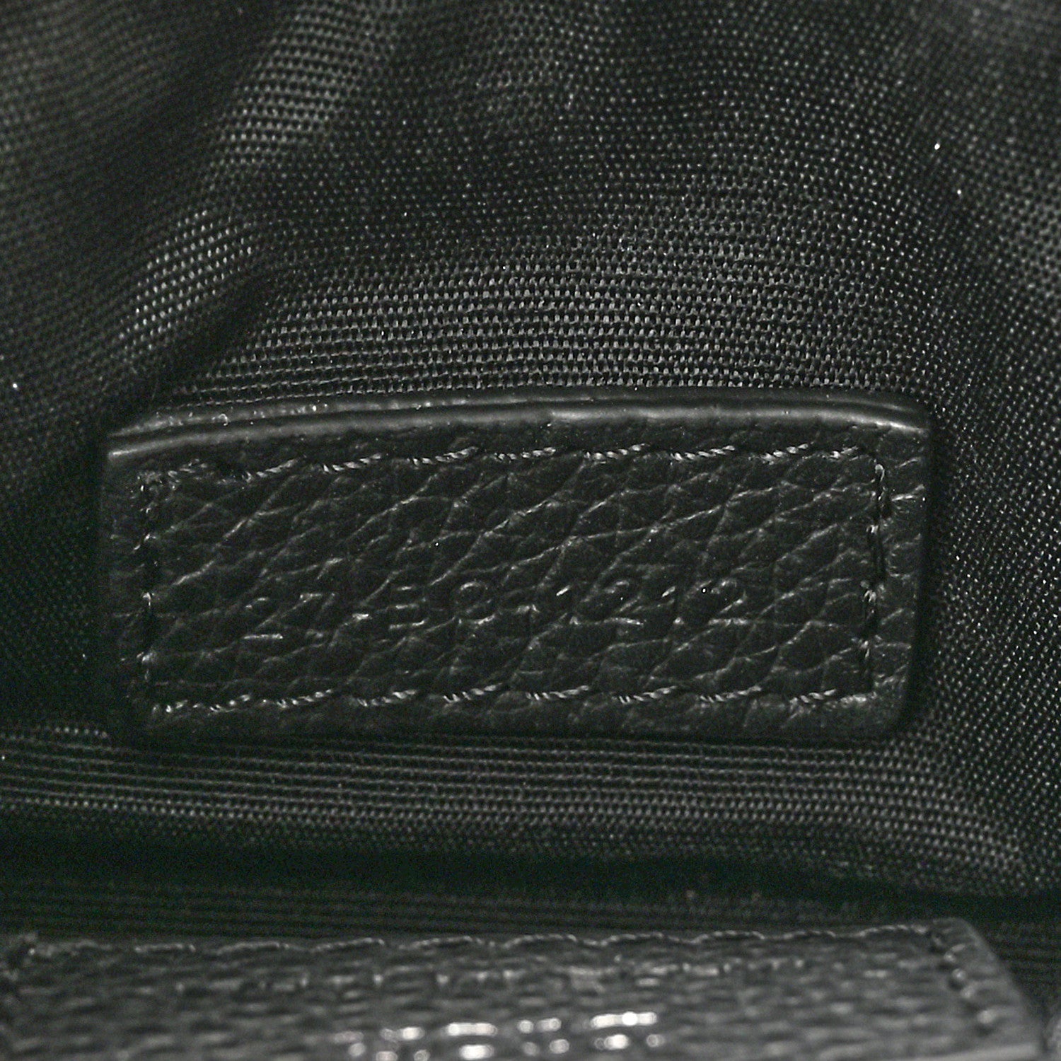 Christian Dior Oblique Grained Calfskin Adjustable Saddle Shoulder Strap With Pouch Black 8 of 12