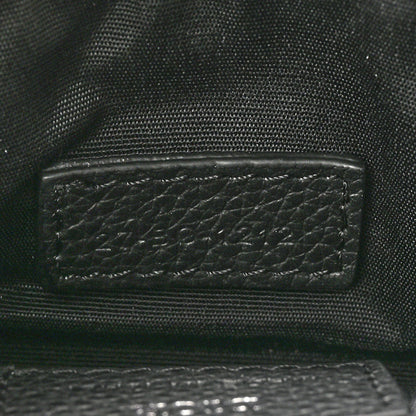 Christian Dior Oblique Grained Calfskin Adjustable Saddle Shoulder Strap With Pouch Black 8 of 12