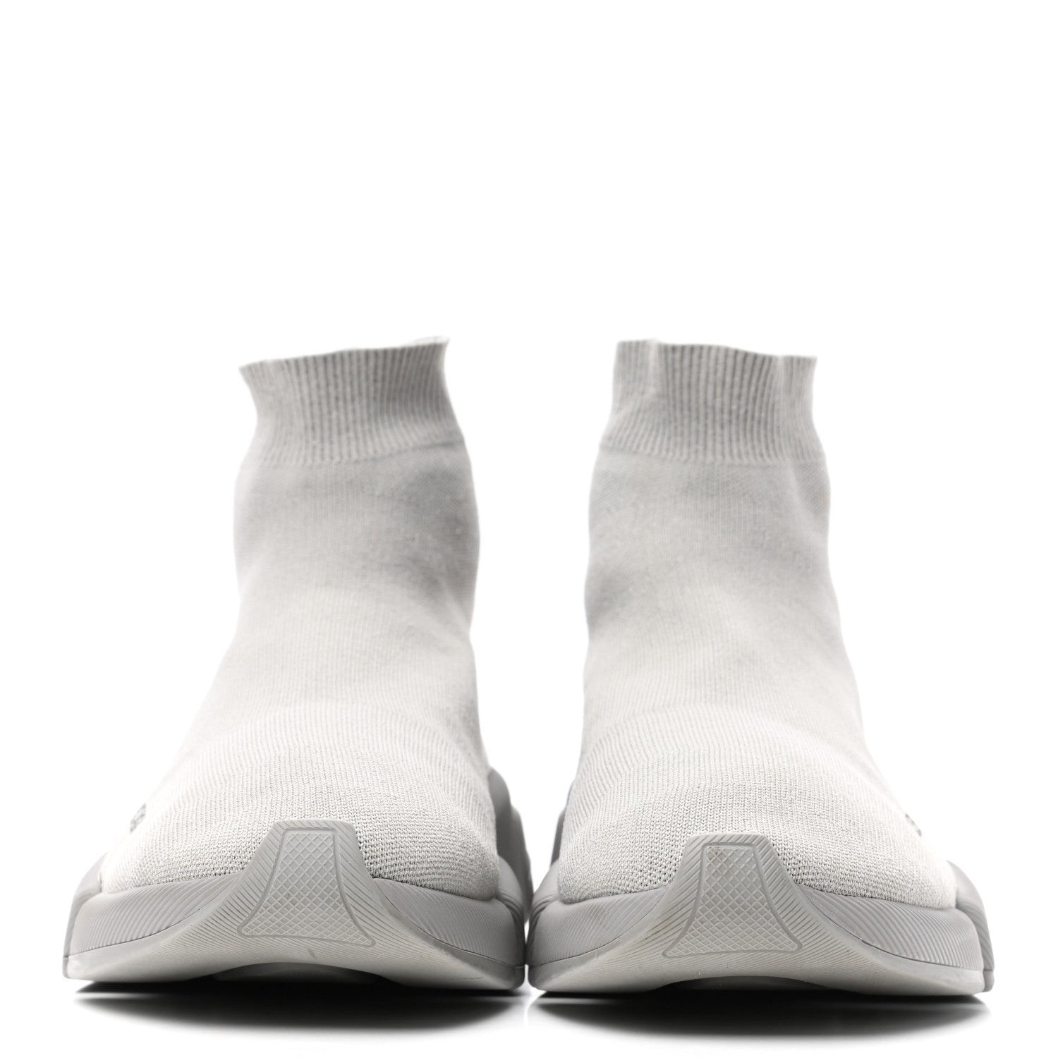 Balenciaga Technical 3D Recycled Knit Womens Speed 2.0 Sneakers 39 Monocolor Grey 2 of 10