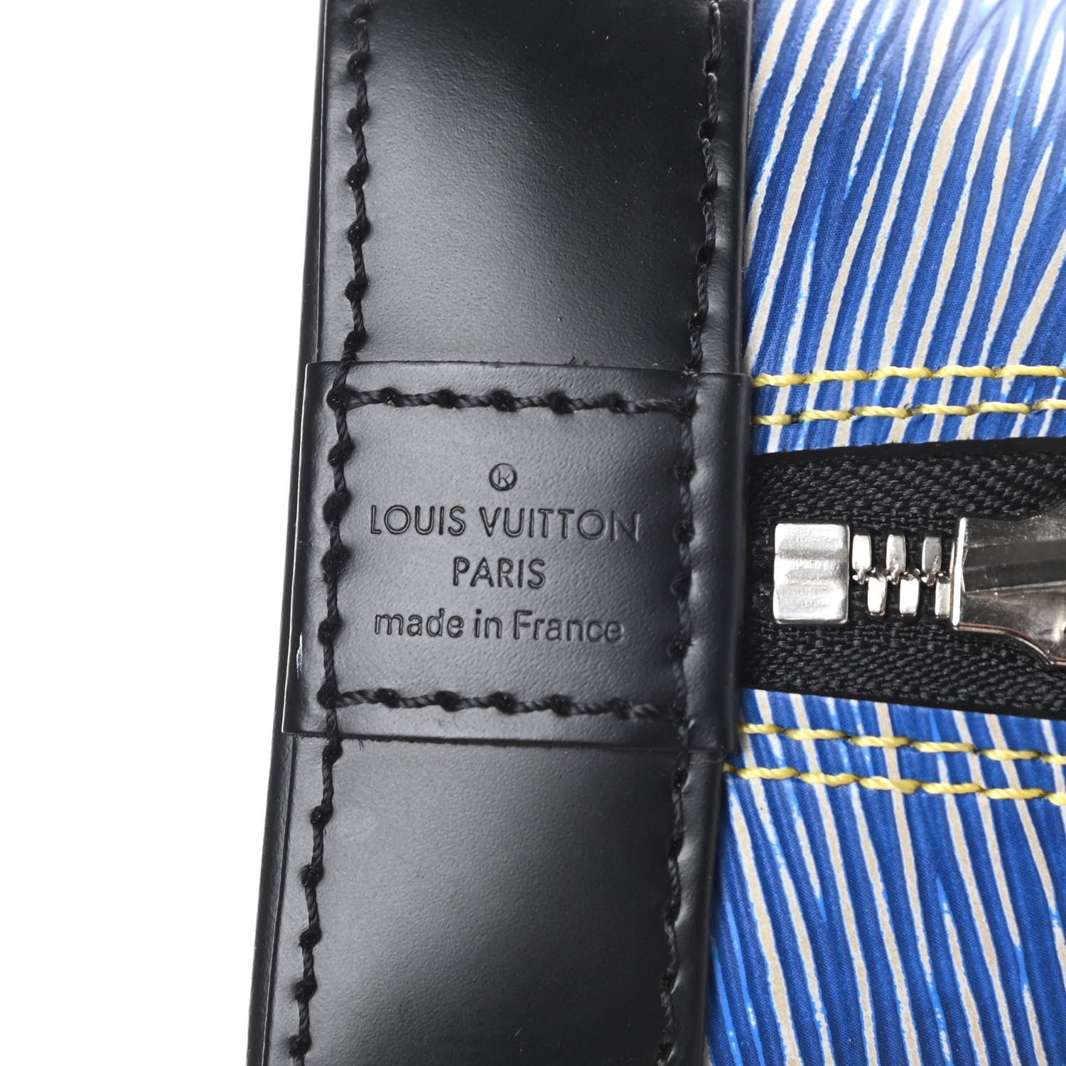 Louis Vuitton Epi Alma BB Denim Light 6 of 12